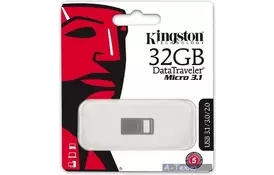 USB флеш накопичувач Kingston 32Gb DT Micro USB 3.1 (DTMC3/32GB) - Фото