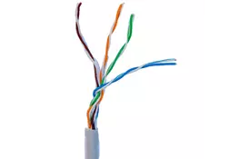 Кабель сетевой UTP 305м, cat.5e, CCA, 4*2*0,50, PVC, indoor, grey GEAR (GEC-UTPCCA050305) - Фото