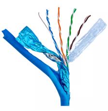 Кабель сетевой FTP 305м, cat.5e, CCA(25%), 4*2*0,51, PVC, indoor, blue GEAR (GEC-FTPCCA25051305)