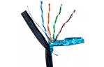 Кабель сетевой FTP 305м, CAT.5e, CU, 4*2*0,51, PVC+PE, outdoor, black GEAR (GEC-FTPCUOUT051305)