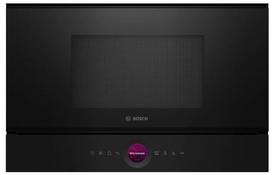Bosch Микроволновая печь встраиваемая, 20л, электр. управл., 900Вт, дисплей, черный - Фото