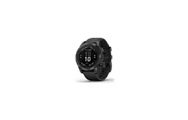 Смарт-часы Garmin fenix 7 Pro Saph Solar, Crbn Gry DLC Ti w/Black Band, GPS (010-02777-11) - Фото