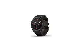 Смарт-часы Garmin EPIX PRO (g2), 47, Saph, CrbnGryDLCTi, Blck Lthr, Excl, GPS (010-02803-30) - Фото