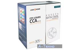 Кабель сетевой LogicPower FTP 305м КНПЭ(4x2x0.51) [CCA] (2182) - Фото