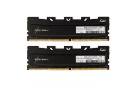 Модуль памяти для компьютера DDR4 16GB (2x8GB) 3200MHz Black Kudos eXceleram (EKBLACK4163222AD) - Фото
