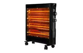 Neo Tools Обогреватель инфракрасный, 1200Вт, кварцевый нагрев. элемент, черный - Фото