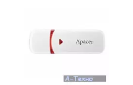 USB флеш накопитель Apacer 16GB AH333 white USB 2.0 (AP16GAH333W-1) - Фото