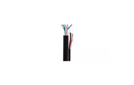 Кабель мережевий OK-Net UTP 500м 4х2х0,50 зовнішній, + 2*0.75 мм2 (КПП-ВП (100) 4*2*0,50+2*0,75мм2 / 500) - Фото