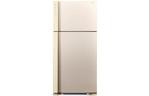 Hitachi Холодильник с верхн. мороз., 184x86х74, холод.отд.-405л, мороз.отд.-105л, 2дв., А++, NF, инв., зона нулевая, бежевый