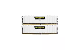 Модуль пам'яті для комп'ютера DDR4 16GB (2x8GB) 3200 MHz Vengeance LPX White Corsair (CMK16GX4M2E3200C16W) - Фото