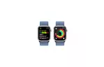 Смарт-часы Apple Watch Series 9 GPS 41mm Silver Aluminium Case with Winter Blue Sport Loop (MR923QP/A)