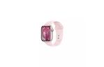 Смарт-часы Apple Watch Series 9 GPS 41mm Pink Aluminium Case with Light Pink Sport Band - M/L (MR943QP/A)