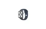 Смарт-часы Apple Watch SE 2023 GPS 44mm Silver Aluminium Case with Storm Blue Sport Band - M/L (MREE3QP/A)