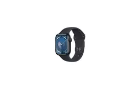 Смарт-годинник Apple Watch Series 9 GPS 41mm Midnight Aluminium Case with Midnight Sport Band - S/M (MR8W3QP/A) - Фото