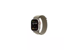 Смарт-годинник Apple Watch Ultra 2 GPS + Cellular, 49mm Titanium Case with Olive Alpine Loop - Medium (MREY3UL/A) - Фото