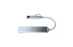 Концентратор Dynamode 5-in-1 USB Type-C/Type-A to 1xUSB3.0, 2xUSB 2.0, card-reader SD/MicroSD (DM-UH-518)