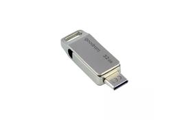 USB флеш накопичувач Goodram 32GB ODA3 Silver USB 3.0 / Type-C (ODA3-0320S0R11) - Фото