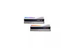 Модуль памяти для компьютера DDR5 32GB (2x16GB) 8000MHz Trident Z5 RGB Silver G.Skill (F5-8000J3848H16GX2-TZ5RS)