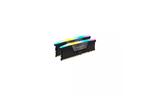 Модуль памяти для компьютера DDR5 32GB (2x16GB) 6400 MHz Vengeance RGB Black Corsair (CMH32GX5M2B6400C32)