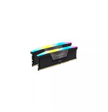 Модуль памяти для компьютера DDR5 32GB (2x16GB) 6400 MHz Vengeance RGB Black Corsair (CMH32GX5M2B6400C32)