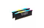 Модуль памяти для компьютера DDR5 48GB (2x24GB) 5600MHz Vengeance RGB Black Corsair (CMH48GX5M2B5600C40)