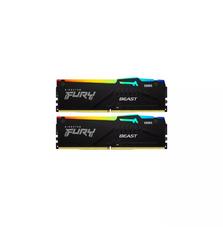 Модуль памяти для компьютера DDR5 64GB (2x32GB) 6000 MHz Beast RGB Kingston Fury (ex. HyperX) (KF560C36BBEAK2-64)