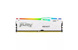 Модуль пам'яті для комп'ютера DDR5 16GB 5600 MHz Beast White RGB Kingston Fury (ex.HyperX) (KF556C36BWEA-16) - Фото