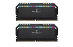 Модуль памяти для компьютера DDR5 32GB (2x16GB) 6200MHz Dominator Platinum RGB Black Corsair (CMT32GX5M2X6200C36)