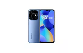 Мобільний телефон Tecno KI5k (Spark 10C 4/128Gb) Meta Blue (4895180798160) - Фото