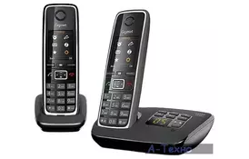 Телефон DECT Gigaset C530A Duo Black (L36852H2532S301) - Фото