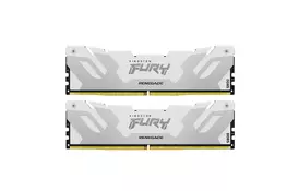 Модуль памяти для компьютера DDR5 64GB (2x32GB) 6000 MHz Renegade White Kingston Fury (ex.HyperX) (KF560C32RWK2-64) - Фото