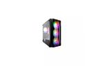 Корпус 1stPlayer X3-M-4F1-BK