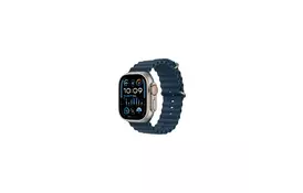 Смарт-часы Apple Watch Ultra 2 GPS + Cellular, 49mm Titanium Case with Blue Ocean Band (MREG3UL/A) - Фото