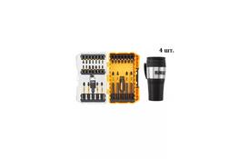 Набор бит DeWALT Phillips, Pozidriv, Torx, Slotted, L 25,57, 85 мм, 32 шт, термокружка, ToughCase (DT70736TM) - Фото