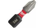 Набор бит Milwaukee SHOCKWAVE, PH2, 25мм, 2шт (4932430852)