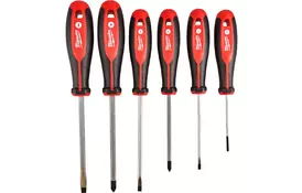Набор отверток Milwaukee магнитных с трехгранной рукояткой PH/SL 6шт (4932471807) - Фото