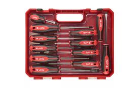 Набор отверток Milwaukee магнитных с трехгранной рукояткой, в пластиковом кейсе 12шт. (4932472003) - Фото