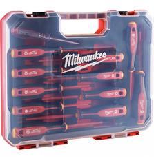 Набор отверток Milwaukee трехгранных VDE SL/PH/PZ/T + тестер напряжения, 12 шт (4932479095)