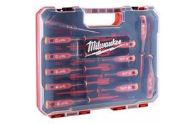 Набор отверток Milwaukee трехгранных VDE SL/PH/PZ/T + тестер напряжения, 12 шт (4932479095) - Фото