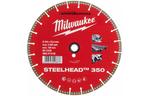 Круг отрезной Milwaukee алмазный Steelhead 350, 350мм, по металлу (4932471988)