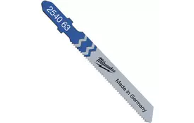 Полотно Milwaukee для лобзика T118A, 55мм/шаг зуба 1,2мм, 5шт, универсальные (4932254063) - Фото