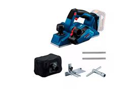 Електрорубанок Bosch GHO 185-LI, 18В, 82мм, стругання до 2.6мм, паз до 9мм (без АКБ та ЗП) (0.601.5B5.021) - Фото