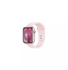 Смарт-часы Apple Watch Series 9 GPS 45mm Pink Aluminium Case with Light Pink Sport Band - M/L (MR9H3QP/A)