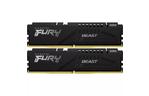 Модуль памяти для компьютера DDR5 16GB (2x8GB) 4800 MHz Beast Black Kingston Fury (ex.HyperX) (KF548C38BBK2-16)