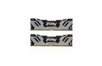 Модуль памяти для компьютера DDR5 48GB (2x24GB) 7200 MHz Renegade Silver XMP Kingston Fury (ex.HyperX) (KF572C38RSK2-48)