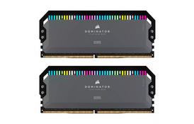 Модуль памяти для компьютера DDR5 32GB (2x16GB) 6000MHz Dominator Platinum RGB Gray Corsair (CMT32GX5M2D6000Z36) - Фото