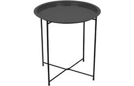 Туристичний стіл Bo-Camp Harlem 40 x 40 cm Чорний (1404325) - Фото