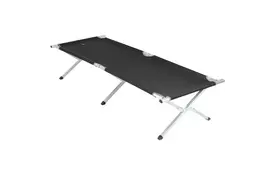 Розкладачка Bo-Camp Single XL Чорна (1304488) - Фото