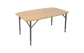 Туристичний стіл Bo-Camp Islington Овальний 120 x 70 cm Коричневий (1404652) - Фото