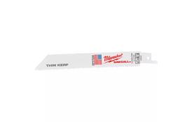 Полотно Milwaukee для шабельної пили, 150мм, крок 3,2/2,1мм, 5шт, універсальні (48005091) - Фото